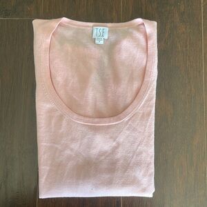 TSE pink cashmere V-neck sweater